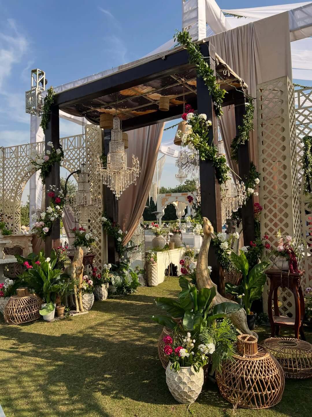 Floral entrance